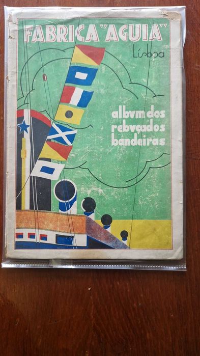 Caderneta Cromos-Rebuçados-Bandeiras-1952-Fabrica Águia-Completa