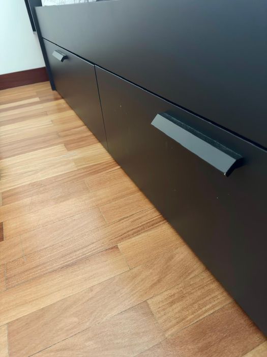Cama casal IKEA (160*200) com cabeceira