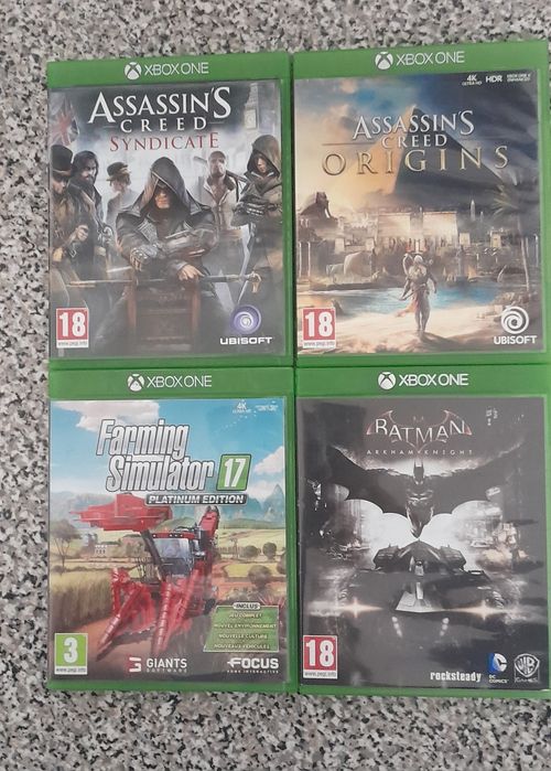 Conjunto de 4 jogos Xbox one