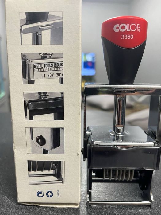 Датер   з вільним полем Colop