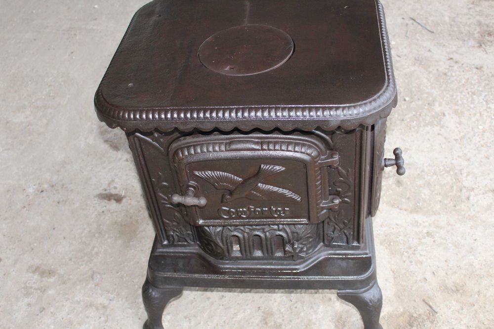 piec piecyk kominek koza żeliwny comforter