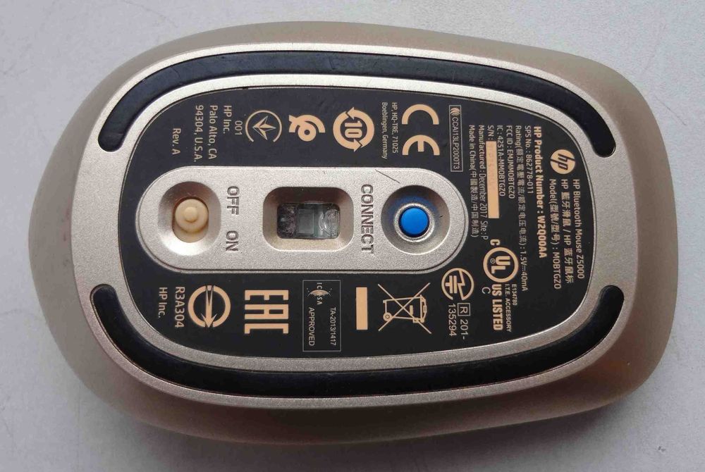 Беспроводная мышь HP Z5000 bluetooth