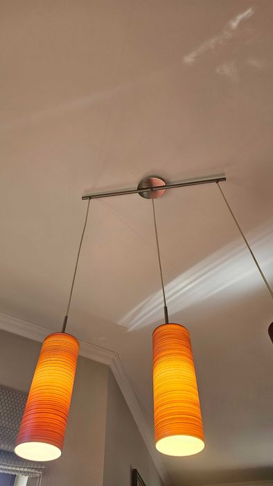 Lampy oświetleniowe komplet 5 elementów do salonu, nowoczesne.