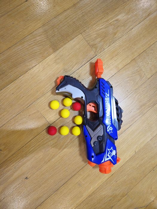 продам Детский автомат бластер с мягкими шариками Blaze Storm ZC7112