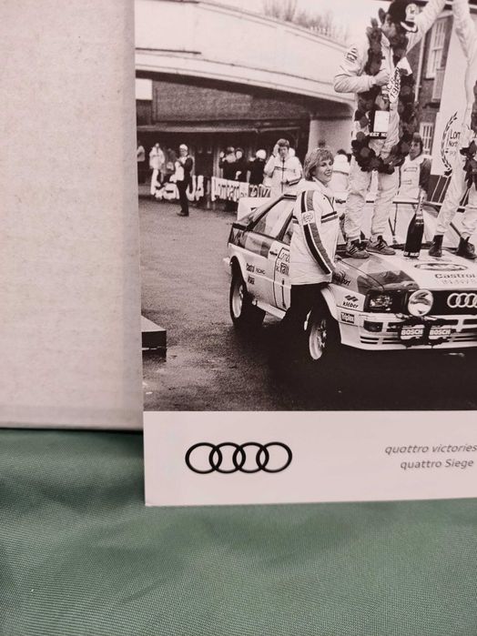 Pocztówka widokówka Audi quattro victories