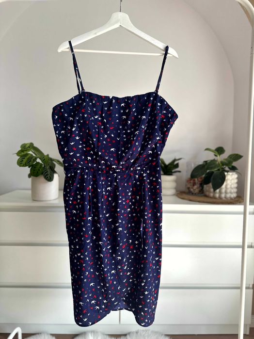 Sukienka letnia 46 3XL  na ramiączkach plażowa SU0059A LA REDOUTE