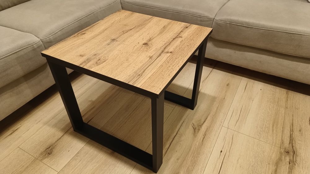 NOWY stolik, ława loft, stalowe nogi ! ! !