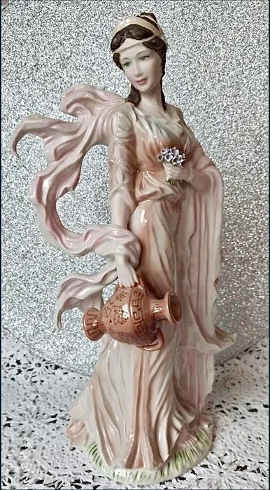 *Cudna WEDGWOOD Kolekcjonerska Figurka porcelanowa Lalka Vintage