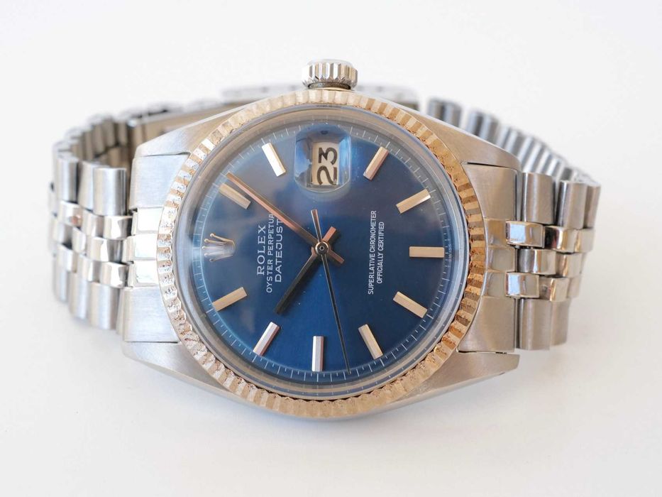 Rolex Datejust 36mm Jubilee Sigma Pie Pan Blue Dial