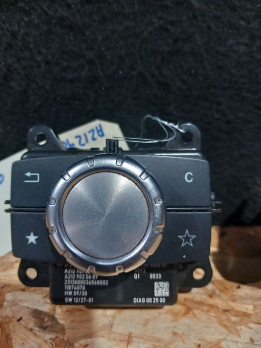Comando do rádio interruptor luzes Mercedes Classe E W212