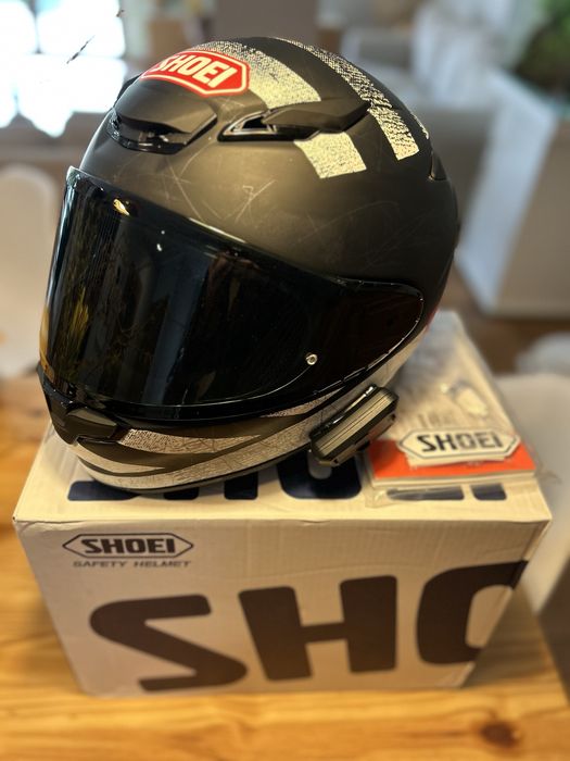 Kask Shoei NXR 2 + Interkom Cardo | Stan wzorowy| Full Zestaw: 2 Szyby, 2 Pinlocki
