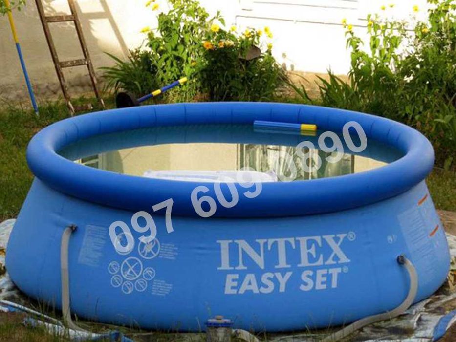 Басейн дитячий Intex Easy Set Pool 244x76см Бассейн Фабричний Оригінал