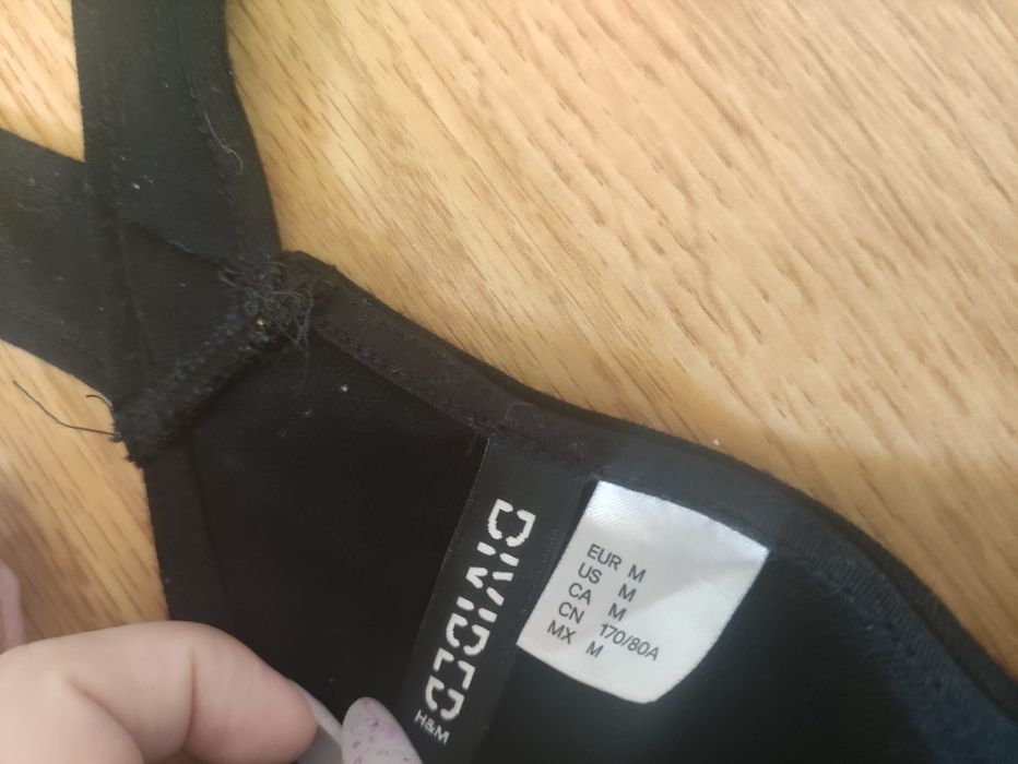 H&M spódniczka z szelkami M