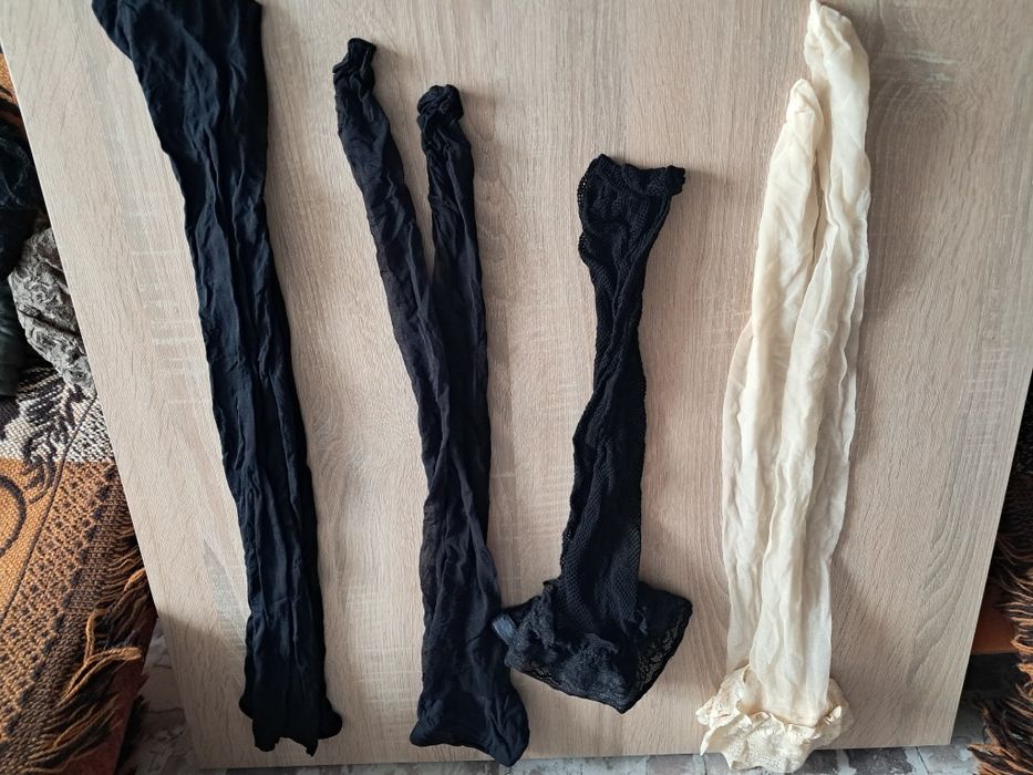 Zestaw pończoch i rajstop + bodystocking