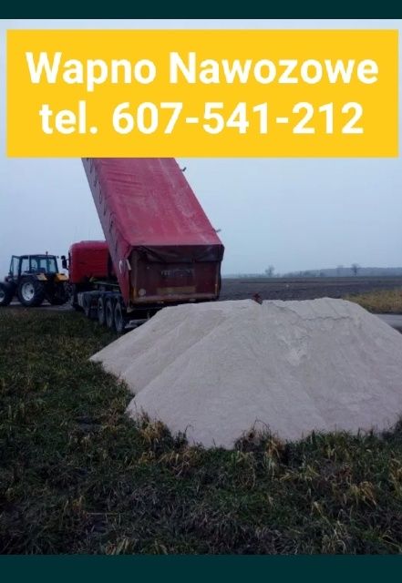Najtaniej ! Wapno Nawozowe Węglanowe, Magnezowe, Tlenkowe- Dotacja do