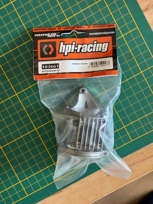 HPI racing electric motor mount 1/8 scale vorza flux
