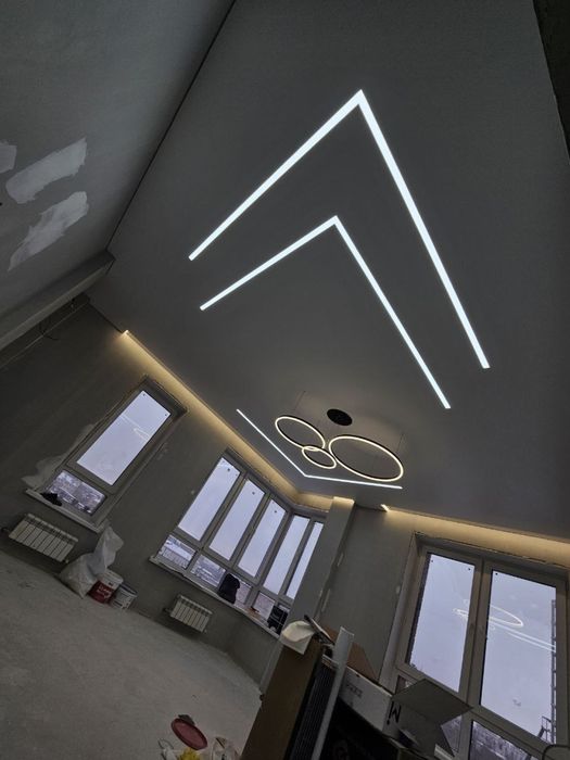 Sufity napinane Warszawa | LED | projekt | szybki montaż