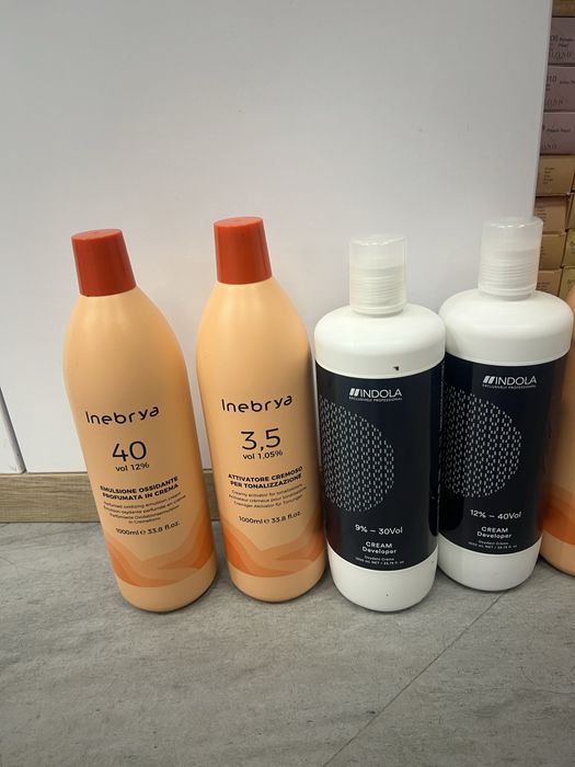 Фарба для волосся Inebrya, окисник для волосся