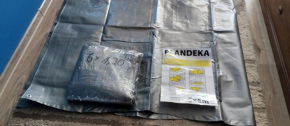 Plandeki brezentowe nowe niewymiarowe