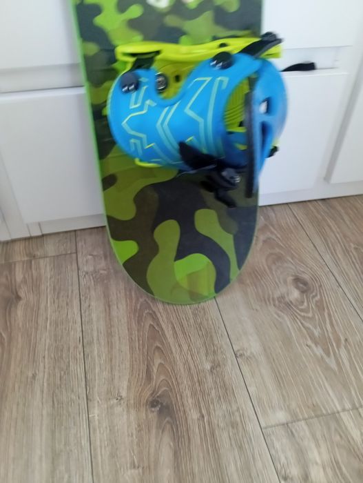 Dziecięca deska snowboardowa nitro 86 wiązania snowboard 90 Burton