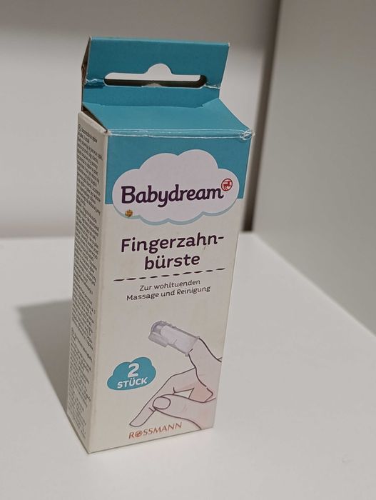 Masaż dziąseł / Szczoteczka do zębów/ Nakładka na palec / Babydream