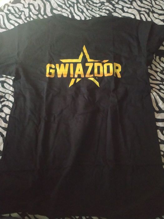 Czarny t-shirt Gwiazdor. Nowy rozmiar M.