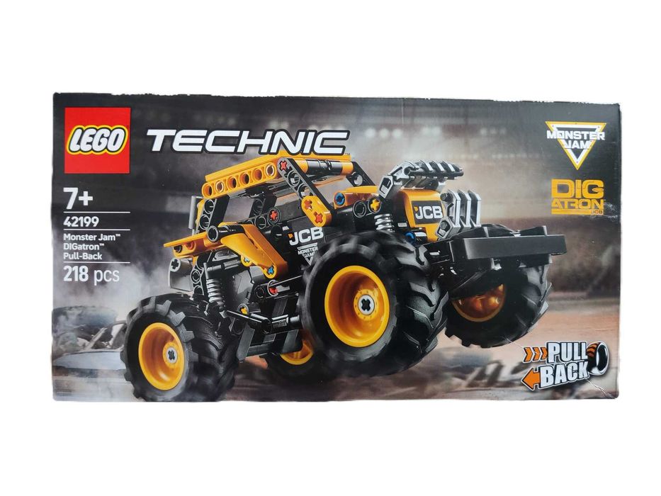 NOWY zestaw LEGO TECHNIC 42199 Monster Jam DIGatron Pull-Back