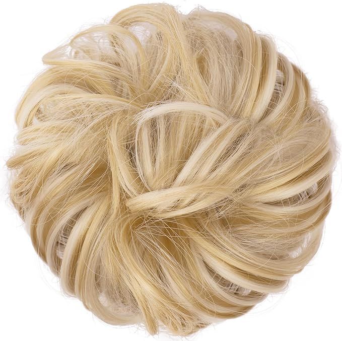 Kok Nieład "Messy Bun" – Treska Syntetyczna Na Gumce Blond