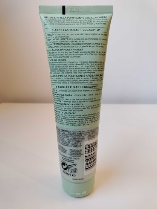 Máscara Argilas Puras L'Oréal