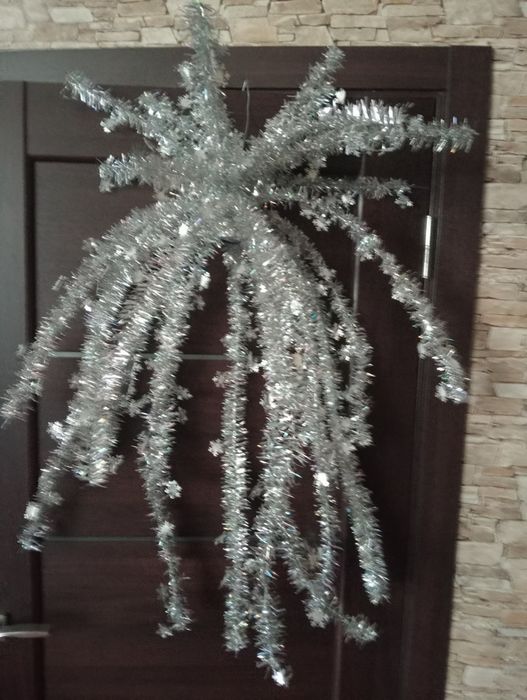 Новогоднее украшение "снежный паук"