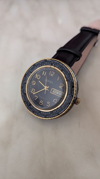 Часы винтажные ракета города, годинник ракета СССР