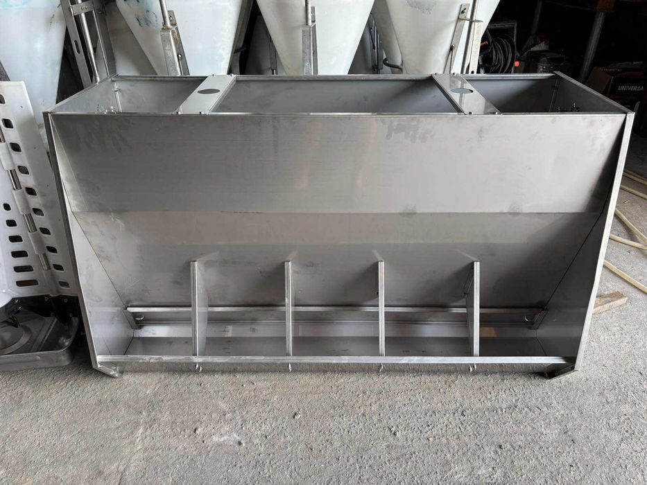 Бункерна годівниця з нержавійки