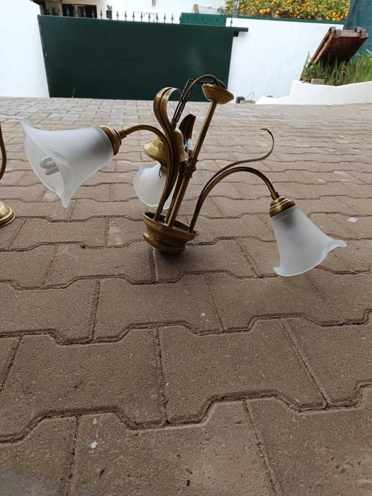 Conjunto de 10un Candieiros Usados - Venda completa 175€