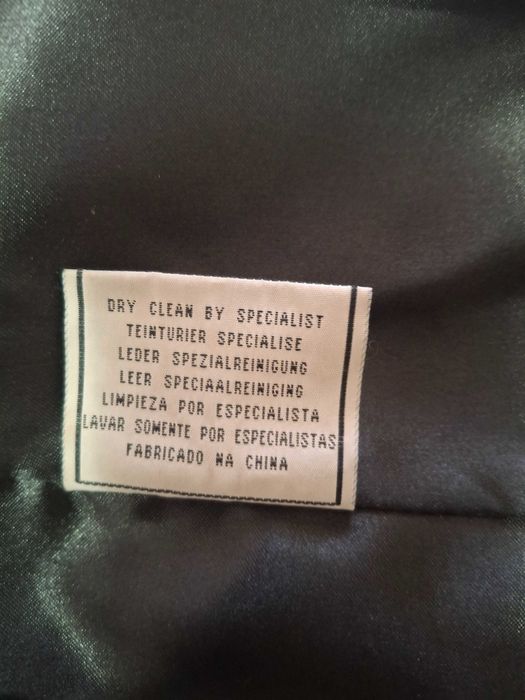 Casaco em pele mulher