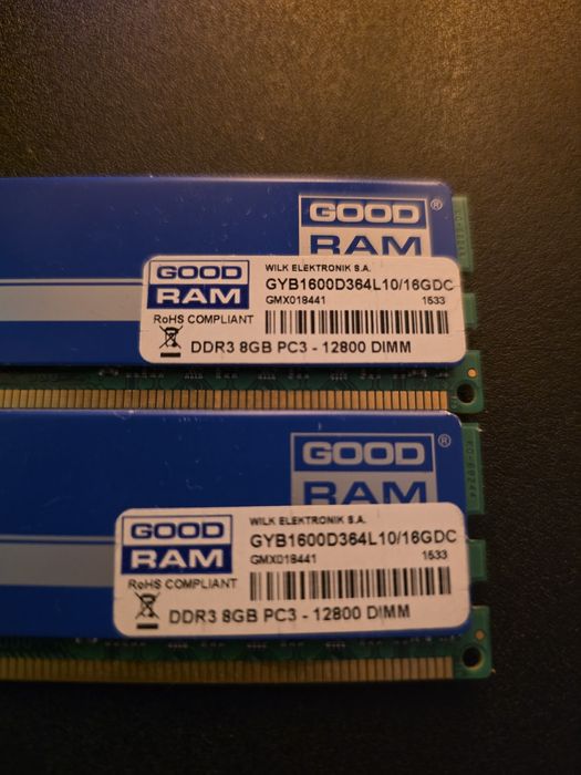 DDR3 GoodRam 2x8GB 1600MHz