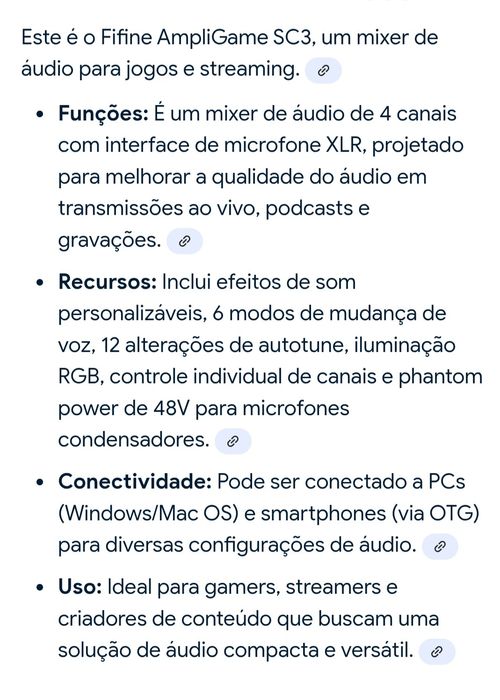 Mixer de áudio novo