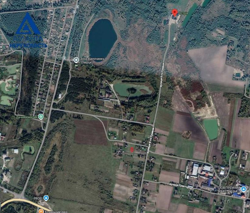 Земельна ділянка - село Озерце!