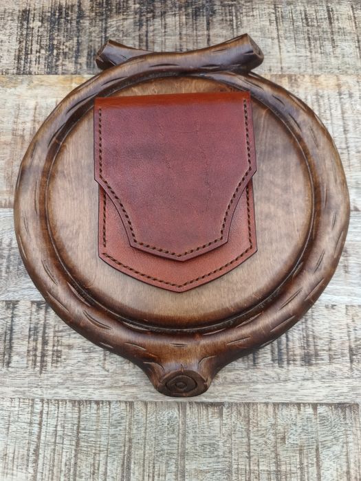 Portfel męski skóra garbowana roślinnie robiony ręcznie