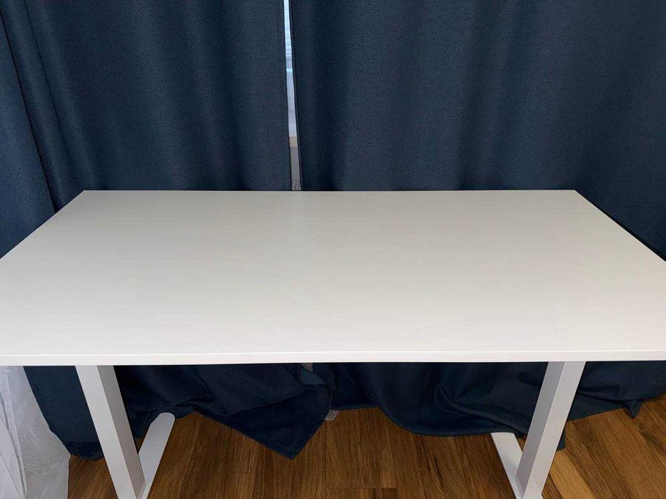Białe biurko komputerowe / do nauki 120×60 cm – idealny stan