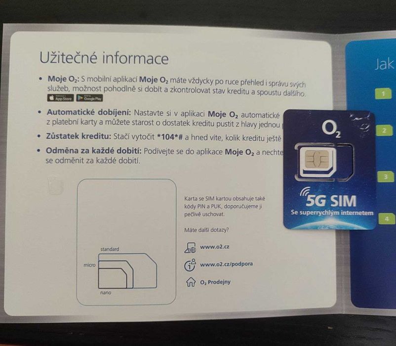 Стартові SIM-картки O2 (Чехія), тариф GO NEOMEZENÉ