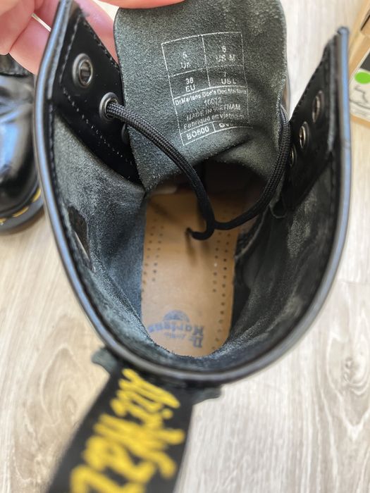Martensy skórzane 1460 Black Smooth - buty Dr Martens