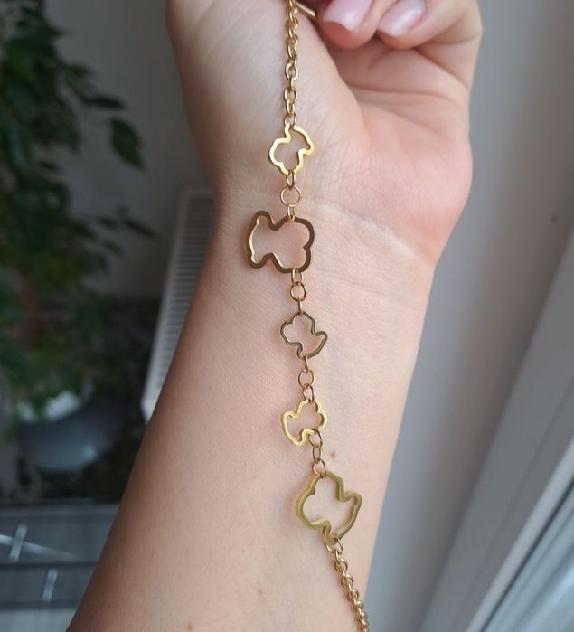 Przekładana bransoletka misie