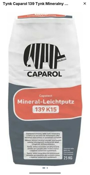 Tynk mineralny baranek 25 kg