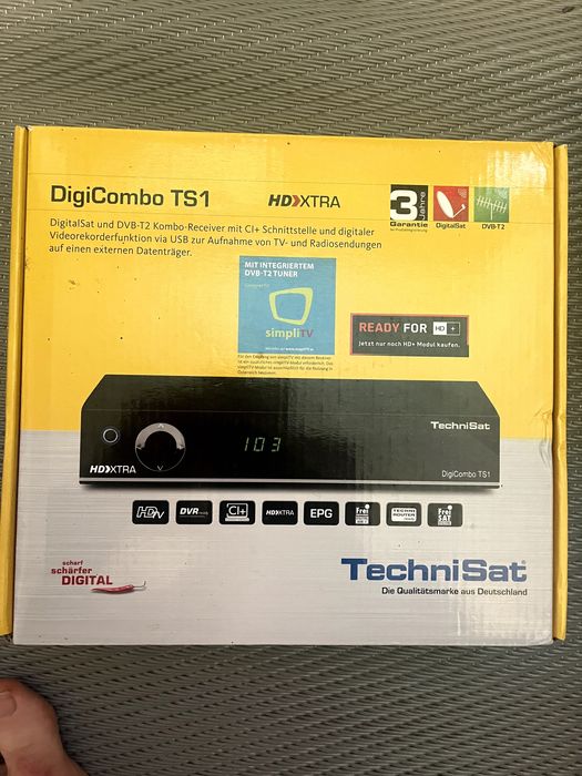 Nowy TechniSat DigiCombo TS1 - Odbiornik Telewizji Satelitarnej