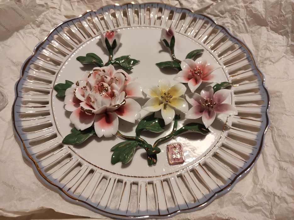 Prato de loiça decorativo