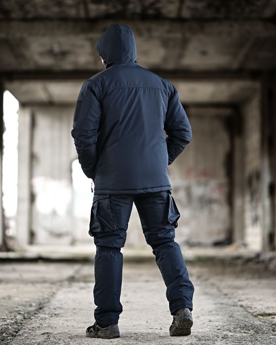 Зимовий тактичний костюм для ДСНС темно синій комплект NORTHERN