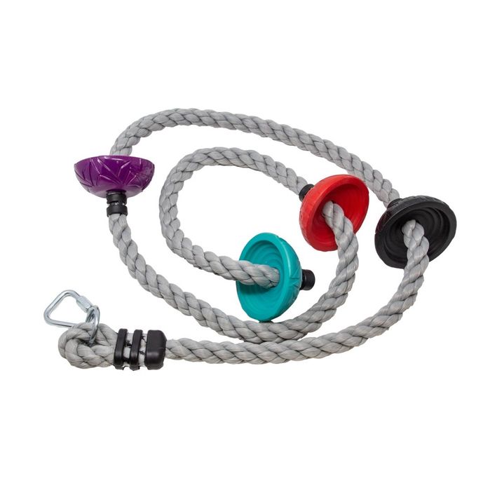 Lina Do Wspinania 2,5m Z 4 Stopniami Ninja Rope Schildkrot Training Fitness Outdoor Movemania