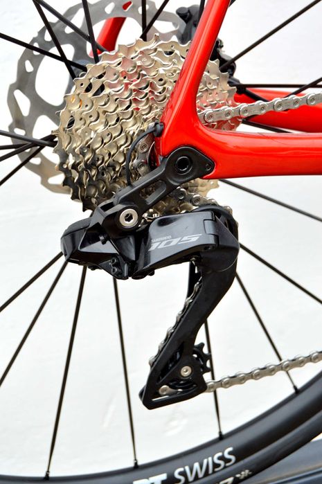 Przebieg 10km STEVENS IZOARD PRO 105 Di2 disc elektronika szosa 60