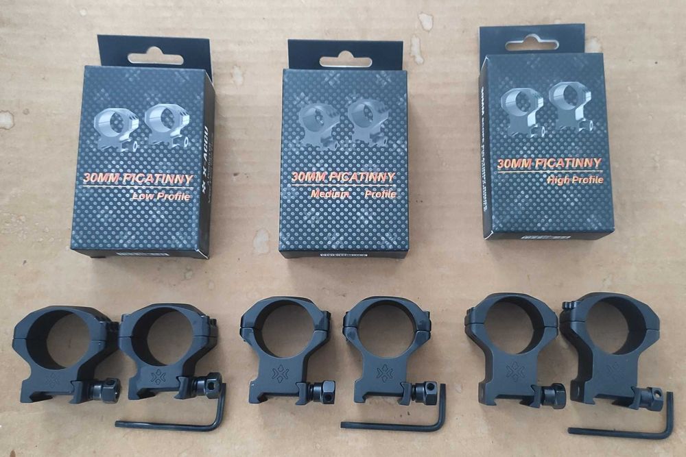 Кільця Vector Optics на пікатінні 6-гвинтові