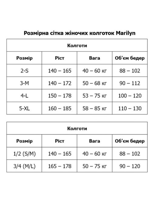 Капроновые колготки. Силиконовый пояс Marilyn Erotic 30d/50d/100d